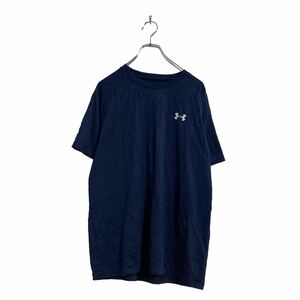 UNDER ARMOUR 半袖 ロゴ Tシャツ M ネイビー アンダーアーマー スポーツ クルーネック 古着卸 アメリカ仕入 a605-7189