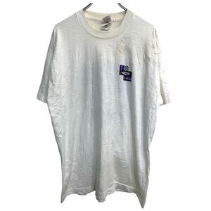 FRUIT OF THE LOOM 半袖 プリントTシャツ XLサイズ フルーツオブザルーム ホワイト 古着卸 アメリカ仕入 t2405-3040