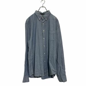 J.CREW 長袖 オックスフォードシャツ XL ライトブルー ジェイクルー ビッグサイズ ボタンダウン 古着卸 アメリカ仕入 a605-7539