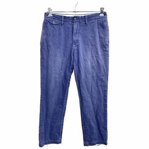 POLO RALPH LAUREN брюки из твила W32 Polo Ralph Lauren лиловый темно-синий хлопок б/у одежда . America скупка 2405-1439