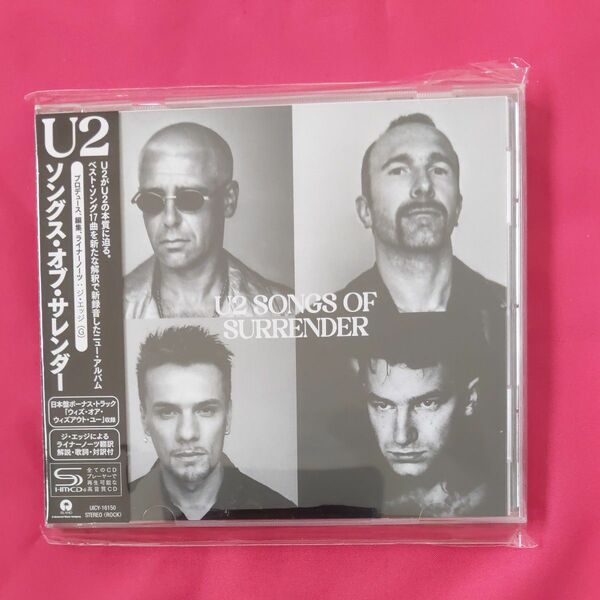 値下げしました!オマケ付き!通常盤 日本盤ボーナストラック収録 U2 SHM-CD/ソングスオブサレンダー 　