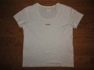 ②USED goods *PINK HOUSE Pink House short sleeves T-shirt M made in Japan white 