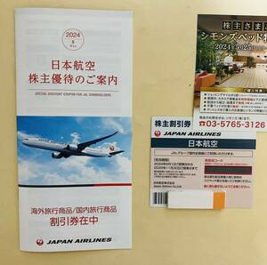 JAL 日本航空　株主優待　割引券　2025年11月30日まで