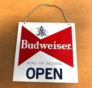 Budweiser OPEN CLOSED看板