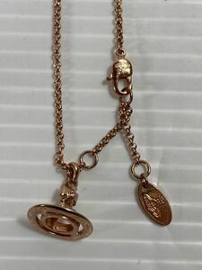 ヴィヴィアン・ウエストウッド Vivienne Westwood ネックレス ピンクカラー アクセサリー ジュエリー トップ付 レディース