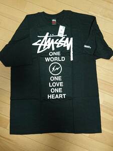 STUSSY×Fragment Design　東日本大震災チャリティー　Tシャツ　XL