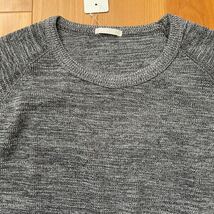 MENS 新品 タグ付き GU ワッフルビックT 長袖Tシャツ カットソー color グレー size XXL_画像2