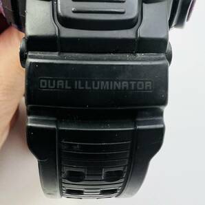 【467】CASIO G-SHOCK MUDMAN マッドマン G-9000BP カシオ Gショック メンズ 腕時計 黒 紫 動作未確認 ジーショックの画像6