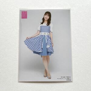AKB48 柏木由紀 卒業記念生写真 ギンガムチェック 衣装ver.④