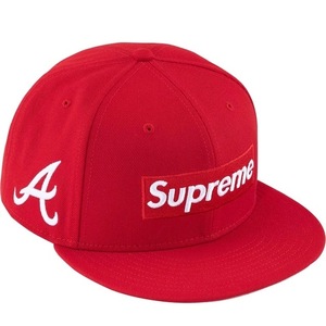 【サイズ 7 1/2】Supreme MLB Teams Logo New Era 59Fifty Fitted Cap アトランタ ブレーブス Atlanta Braves レッド