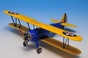 # Revell made 1/48 stereo a man PT-17 final product 