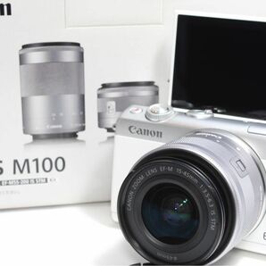 極美品★Canon EOS M100★Wi-Fi機能搭載★高画質★手ぶれ補正★