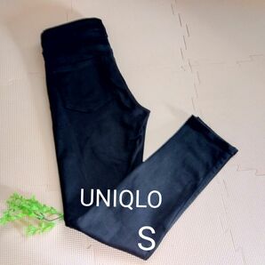 UNIQLO　ユニクロ ウルトラストレッチスキニージーンズ ブラック　S デニム ジーンズ 61cm