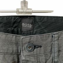 HUGO BOSS ヒューゴボス コットンパンツ ジッパーフライ グレー メンズ_画像7