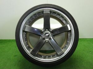 ★WORK BACK LABEL ZEAST BST2 BZ2★1本 245/35R20 社外 アルミ 114.3 5H 73mm 20インチ 9.5J +33 中古 タイヤ ホイール