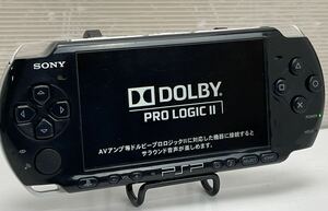 動作品 SONY ソニー PSP 3000 PSP-3000 ピアノブラック PlayStation Portable プレイステーションポータブル 新品バッテリー付き (G38)