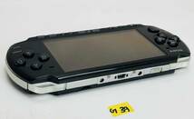 動作品 SONY ソニー PSP 3000 PSP-3000 ピアノブラック PlayStation Portable プレイステーションポータブル 新品バッテリー付き (G39)_画像2