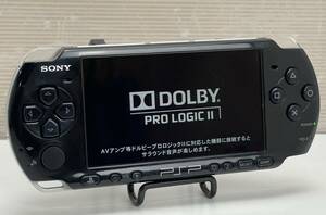 動作品 SONY ソニー PSP 3000 PSP-3000 ピアノブラック PlayStation Portable プレイステーションポータブル 新品バッテリー付き (G37)