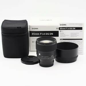 #b1167【外観美品】 SIGMA シグマ Art 85mm F1.4 DG DN (ソニーE用/フルサイズ対応)