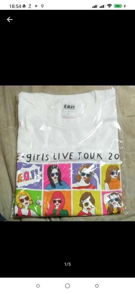 E-grils LIVE TOUR 2018 E.G.11 キャラクターTシャツ　未開封　Lサイズ