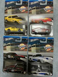 Hot Wheels★HW ホットウィール ヴィンテージレーシングクラブ 1969 FORD MASTANG・TOYOTA 2000GT・1962 CORVETTE・COSTOM　FORD