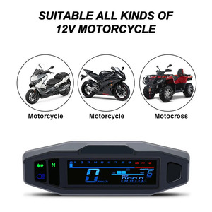 格安 オートバイ バイク 2輪 スピードメーター デジタル 後付け オプション ユニバーサル rpm デジタル走行距離計
