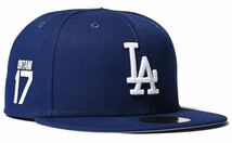 【新品・未使用】 7 1/2 NEW ERA Los Angeles Dodgers - 59FIFTY OHTANI 17 ROYAL LEGENDARY PACK / 大谷 home game ドジャース_画像3