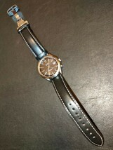 CITIZEN　電波ソーラー 腕時計完動 サファイアガラス傷なし　革ベルト仕様　オリジナルベルト付属_画像7