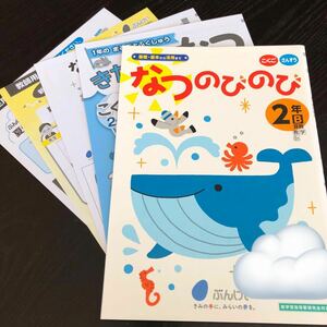 3026 なつのびのび 2年 文溪堂 国語 算数 小学 ドリル 問題集 テスト用紙 教材 テキスト 解答 家庭学習 計算 漢字 過去問 ワーク 勉強 