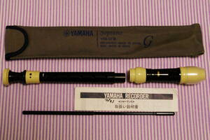  Yamaha YAMAHA ABS resin made recorder soprano german type YRS-37III #Y4