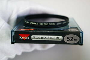 ケンコー　52ｍｍ　フィルター　KENKO　PRO1D　WIDE　BAND　C-PL（W) ■JHC4