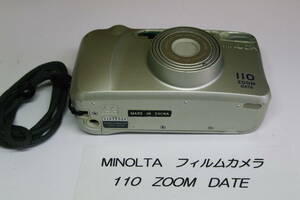 MINOLTA 110 ZOOM DATE 38-110mm コンパクトフィルムカメラ ■JHC1