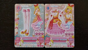 アイカツ★MCハートフルアーガイルワンピ、パンプス2枚セット★