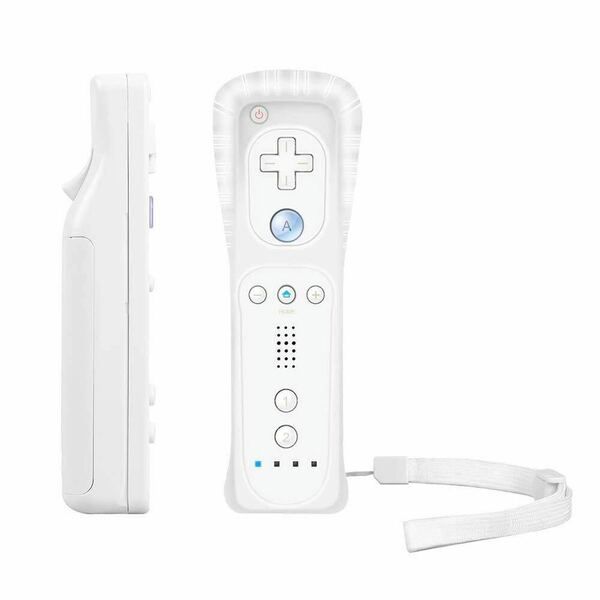 【訳有 送料無料】NITONAMI Wii コントローラー WiiU Wii 対応 コントローラー シロ Wiiリモコンジャケット 同梱（ホワイト）(A122)