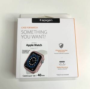 【送料無料】Spigen Apple Watch ケース 40mm 【 SE2 / SE/Series 6 / Series 5 / series 4 対応 】 落下 衝撃 吸収 簡易着脱 カバー (A61)
