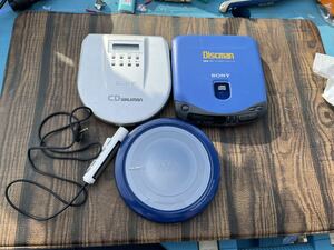 SONY CD WALKMAN Discman D-E808 D-135 D-EJ855 RM-MC10L 3個セット ジャンク品 ソニー ウォークマン ポータブルオーディオプレイヤー