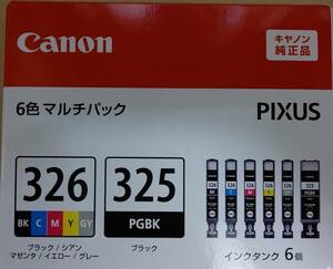 [ new goods ]Canon ink tanker BCI-326+325 6 color original multi pack prompt decision equipped 