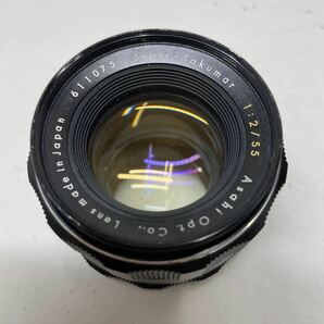 ジャンク/返品不可 レンズ 3本 ASAHI Super-Takumar F2 55mm , Auto-Takumar, Super-Multi-Coated TAKUMAR F3.5 35mm #j01980 j11の画像2