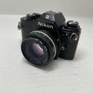 ジャンク/返品不可　カメラ+レンズ 　Nikon EM , ニコン NIKKOR 50mm F1.8 #j01993 j2