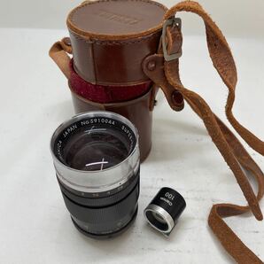 ジャンク/返品不可 レンズ YASHICA SUPER-YASHINON F2.8 10cm , ビューファインダー Canon 100 #j02005 j6の画像1