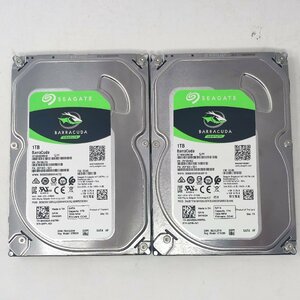 ★送料無料★HDD★1TB×2台セット★ST1000DM010★SEAGATE★3.5インチ★クリスタルディスクインフォ 正常★HD0607-J7A-1GE