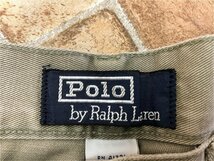 POLO RALPH LAUREN ポロ ラルフローレン メンズ コットン タック入り ショート ハーフ チノ パンツ カーキ グレージュ 30_画像2