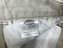 Dickies ディッキーズ メンズ ロゴラベル コットン ハーフ ワーク パンツ ショート ステッチ M(76) ライトベージュ_画像2