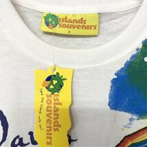 未使用 Island Souvenirs アイランドスーベニア メンズ フィリピン ダバオ セブ島 熱帯魚 スーベニア 半袖Tシャツ S 白 タグ付き_画像2