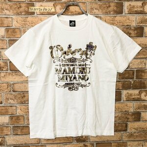 m3 宮野真守 マモ ライブツアー LIVE TOUR 2014 WAKENING! 公式 グッズ 半袖Tシャツ S 白 男女兼用 ユニセックス