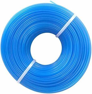  blue nylon code grass mower brush cutter mowing for 100m mowing for mower -stroke ring trimmer 1.6mm diameter blue 