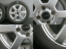 【即決! 即日発送可】ブリヂストン GIRO 14 × 4.5J +46 4H 100PCD ホイール オンロード タイヤおまけ付 中古 11883_画像4