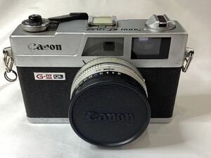 ☆canon キャノン canonet QL17 G-Ⅲ 40mm 1:1.7 コンパクト フィルムカメラ 動作未確認 ジャンク品