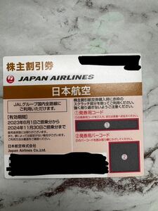 日本航空 JAL 2023年6/1-2024年11/30まで　一枚　コード伝えるのみ