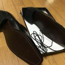 ☆ M15☆ 未使用 暁 AKATSUKI JAPAN アカツキ ジャパン ビジネスシューズ27 ㎝ 本革 日本製 黒 ストレートチップ 紳士靴 _画像5
